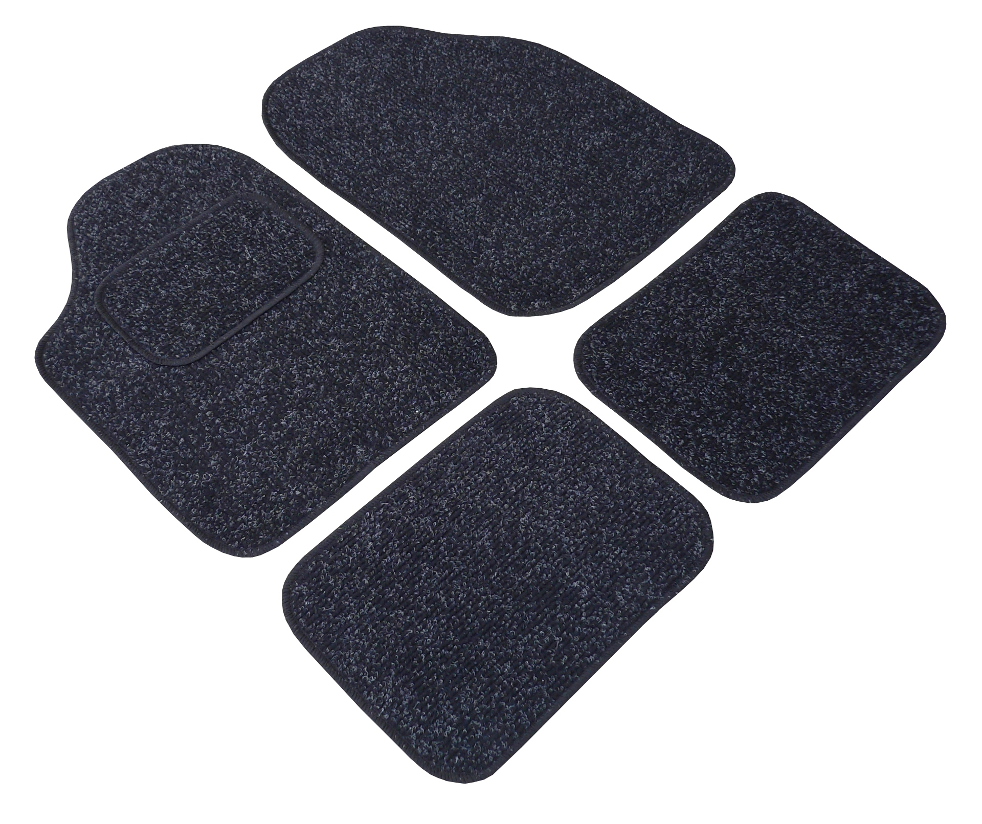 Textilní koberec UNI černo-šedé  CLASSIC  61458